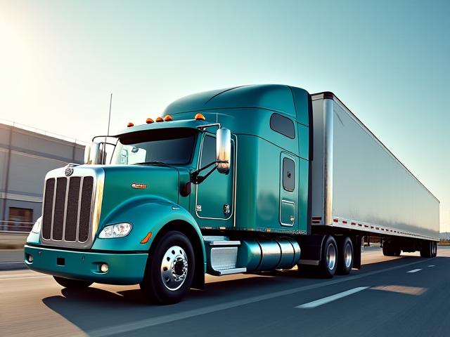 Modern Qiana Hauling long-haul truck with 53 foot trailer